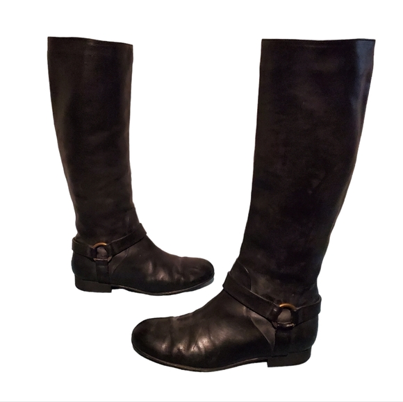Peter Nappi Knee-High Riding Equestrian Harness Boots Women's Size 6.5, Italy - Picture 2 of 9